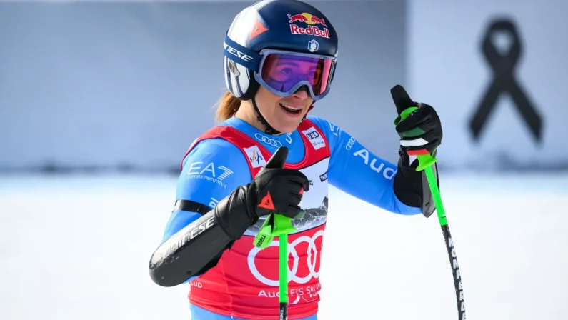 Blanc vince il SuperG di Crans Montana davanti a Sofia Goggia