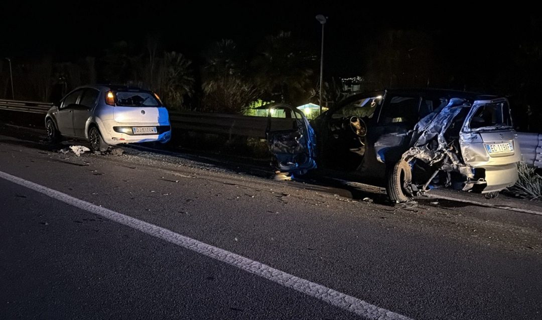 L'incidente sulla SS18 a Scalea
