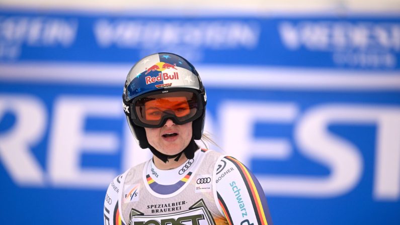 Aicher vince il super-G di Tarvisio, Goggia chiude sesta
