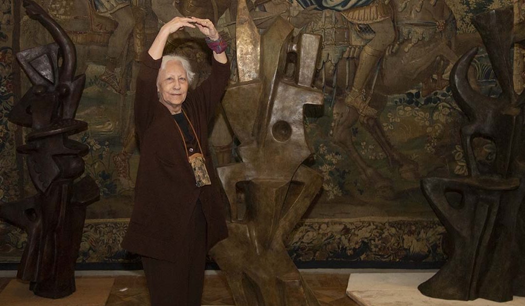 Romana Severini e il trittico cubo-futurista “Danseuse” di suo padre Gino Severin, opera non ancora esposta al Mab