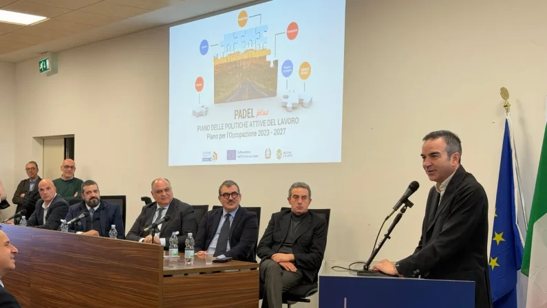 Presentato “PADEL Plus”, il nuovo Piano regionale delle politiche attive del lavoro
