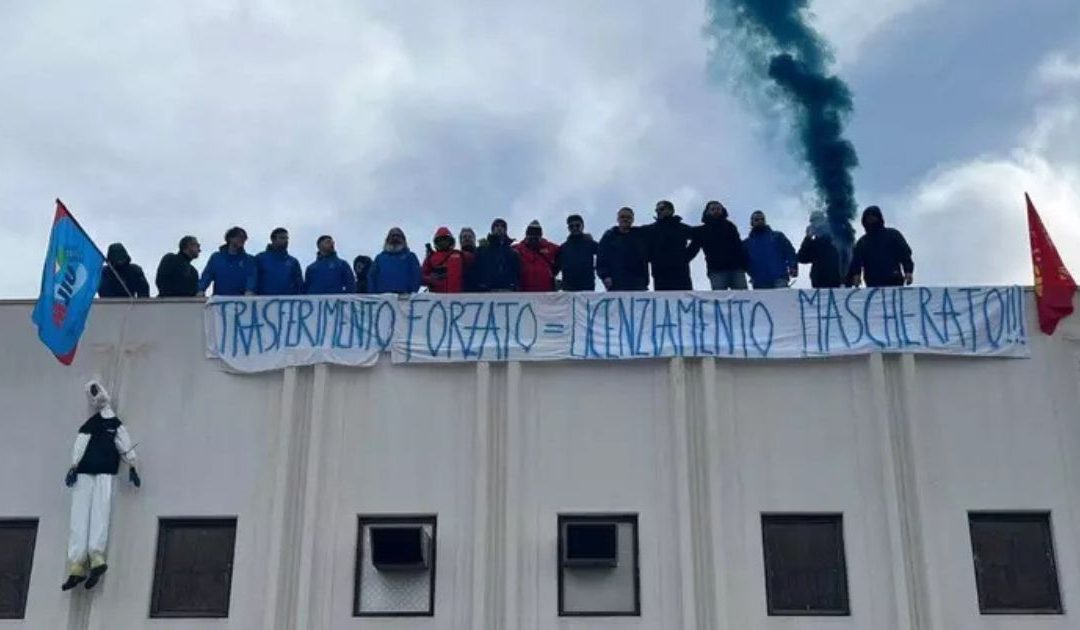 Taranto, lavoratori Vestas in protesta