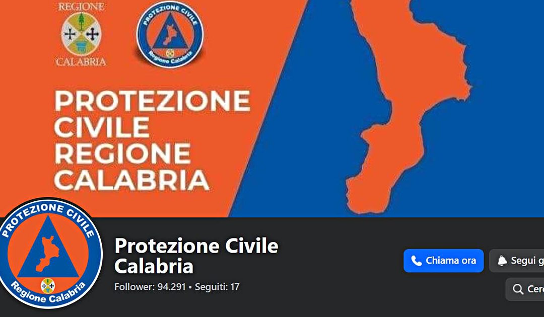Maltempo, terremoti e sistemi d’allerta, polemica social per la Protezione civile Calabria