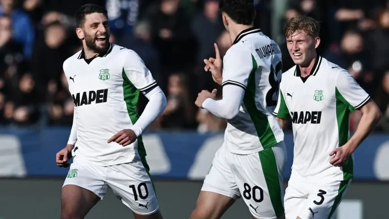 Il Sassuolo torna a vincere, 1-3 sul campo del Pisa che resta ultimo in classifica