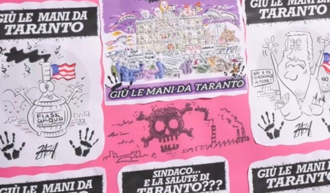 «Giù le mani da Taranto», sit-in dei cittadini contro l’ex Ilva