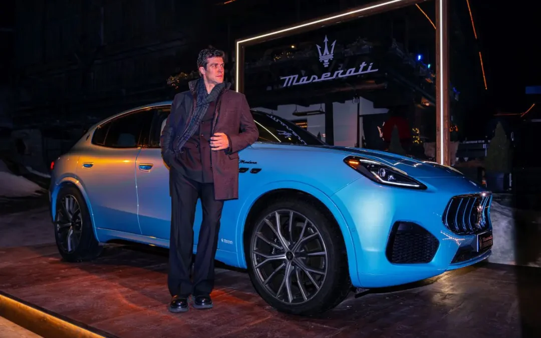 Maserati protagonista a Cortina tra lusso e scena internazionale
