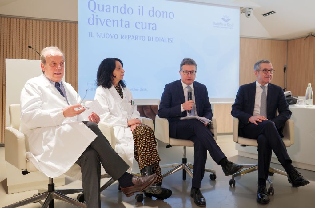 Quando il dono diventa cura, nuovo reparto di Dialisi pediatrica al Bambino Gesù