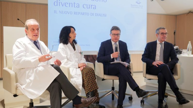 Quando il dono diventa cura, nuovo reparto di Dialisi pediatrica al Bambino Gesù