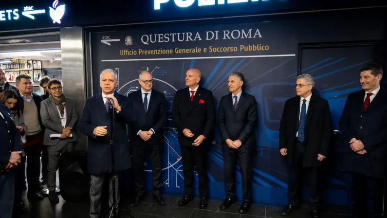 Roma, inaugurata nuova sede operativa della PolMetro a Termini