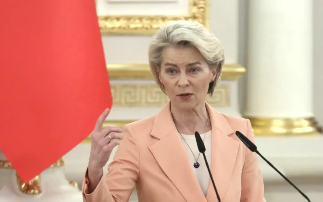 Von der Leyen “La pace sia alle condizioni dell’Ucraina”
