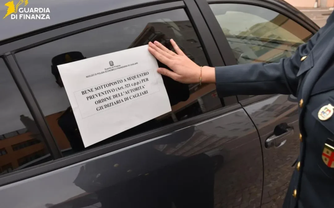 Fatture false per 1,6 mln di euro a Cagliari, sequestrati beni per 800mila euro