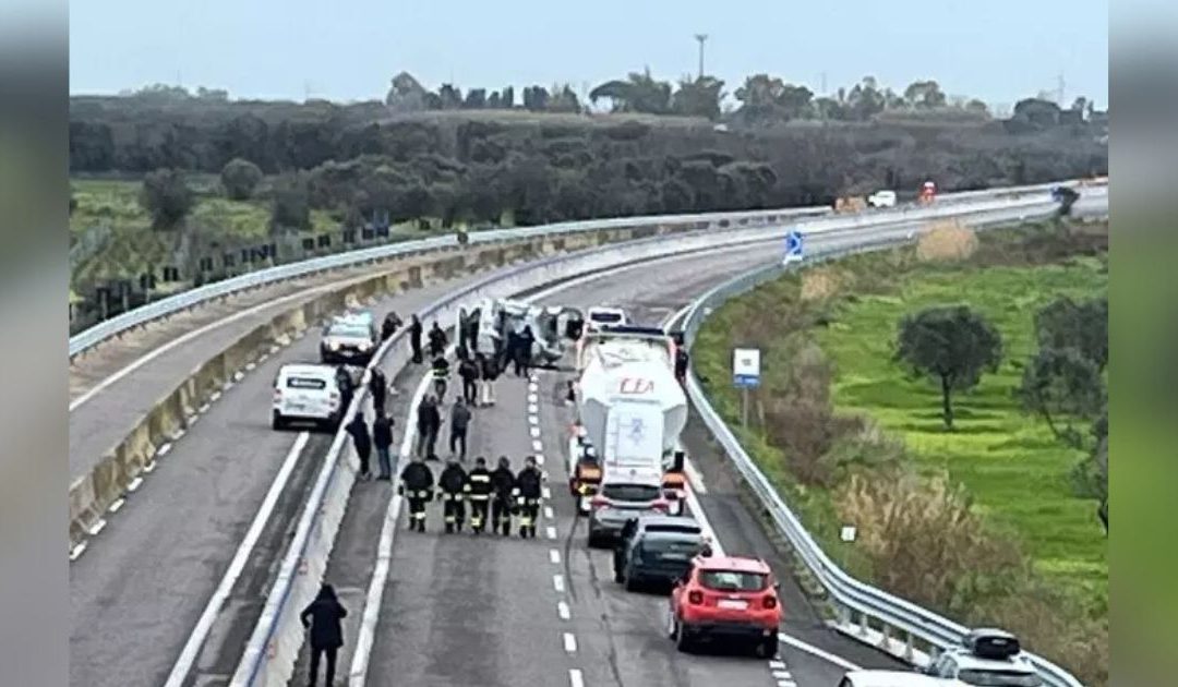 Assalto armato a portavalori sulla Lecce-Brindisi