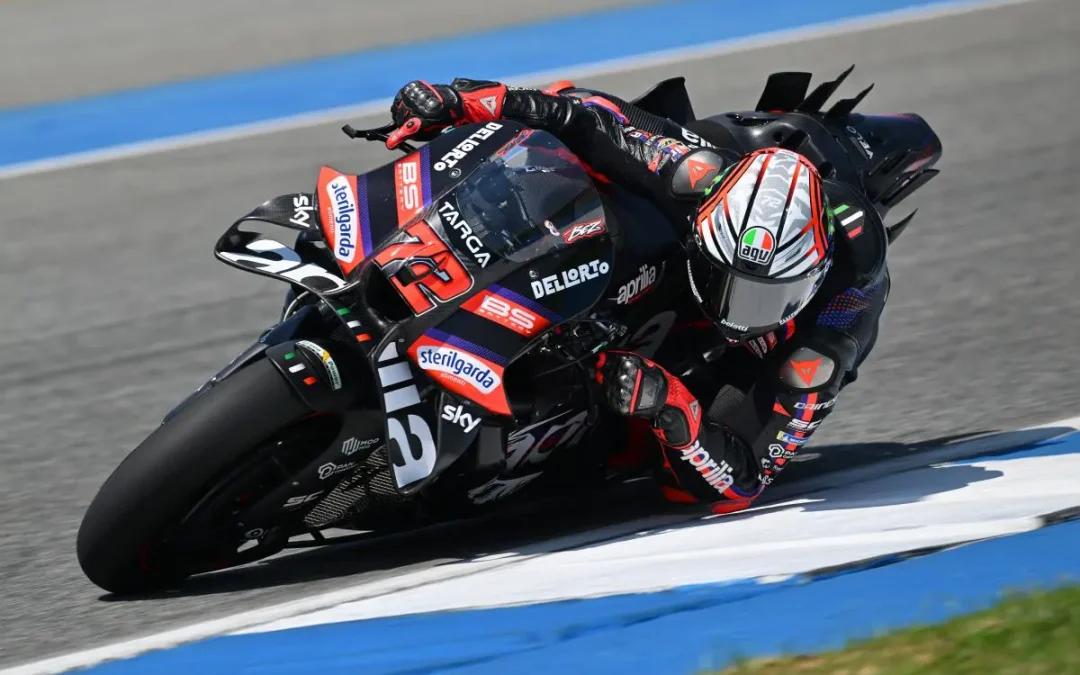 Bezzecchi e Aprilia da record nei test della MotoGP a Buriram, quarto Bagnaia
