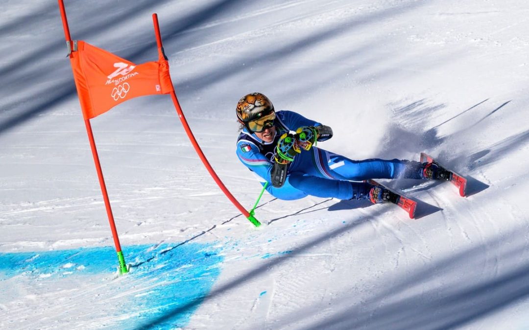 Brignone in testa al gigante olimpico dopo la prima manche, Goggia terza