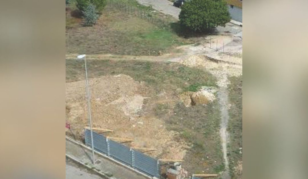 Un tratto dell’area di via Majorana
