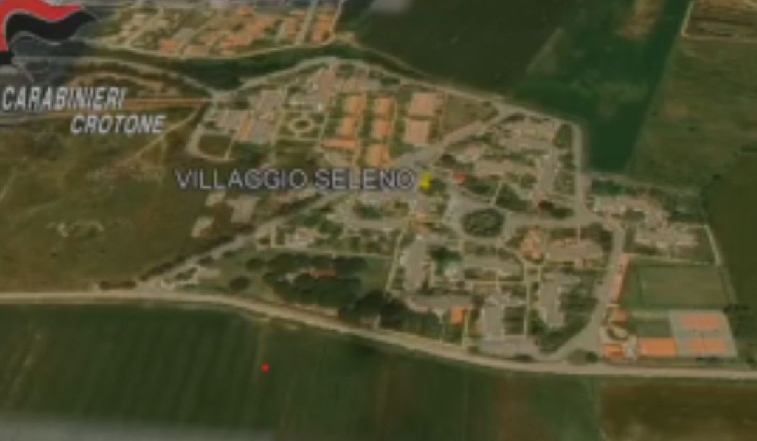 Veduta aerea del villaggio turistico