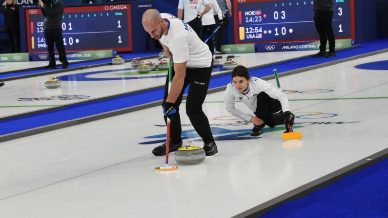 Curling, Constantini e Mosaner si riscattano con due vittorie nel doppio misto: battute Svizzera ed Estonia