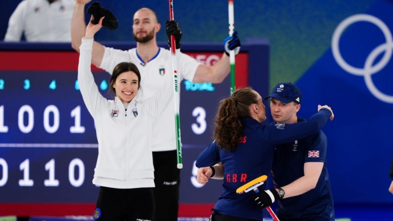 Il curling si tinge d’azzurro, Constantini e Mosaner medaglia di bronzo nel doppio misto