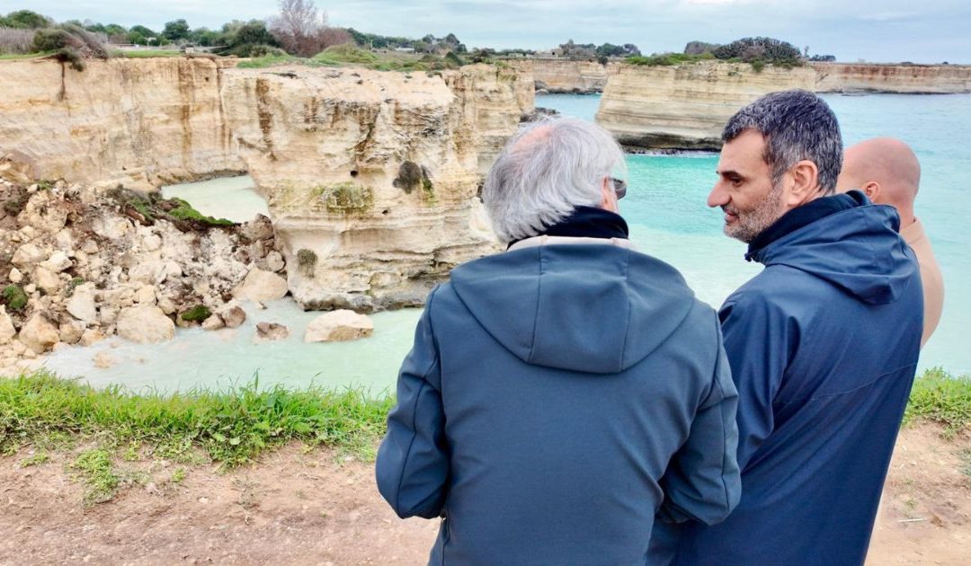 Il sopralluogo di Decaro