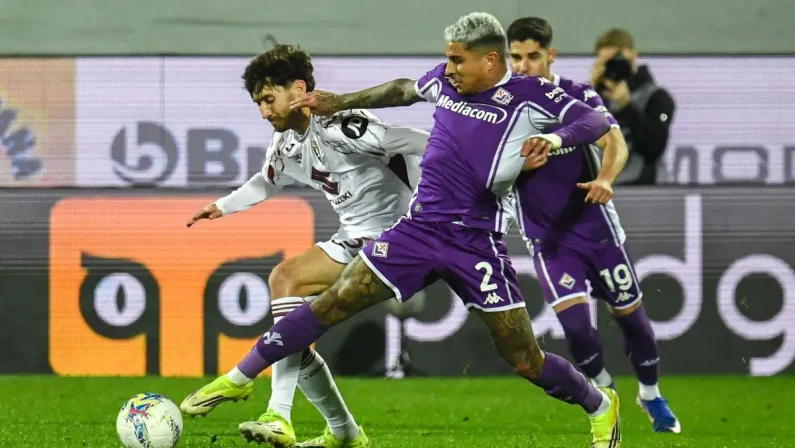 Fiorentina beffata nel recupero da Maripan, finisce 2-2 contro il Torino