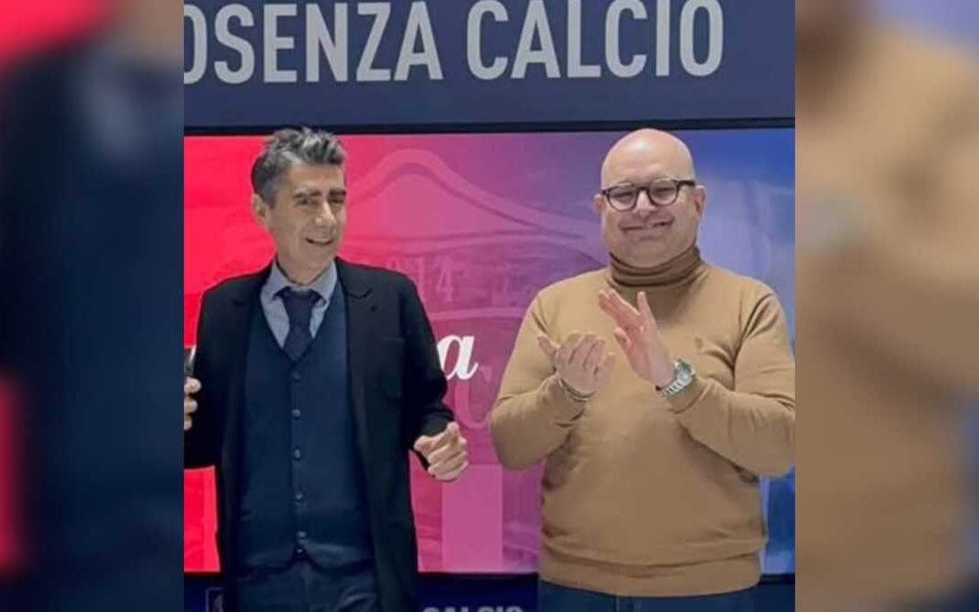 Giovanni Folino insieme all'ex direttore generale Salvatore Gualtieri