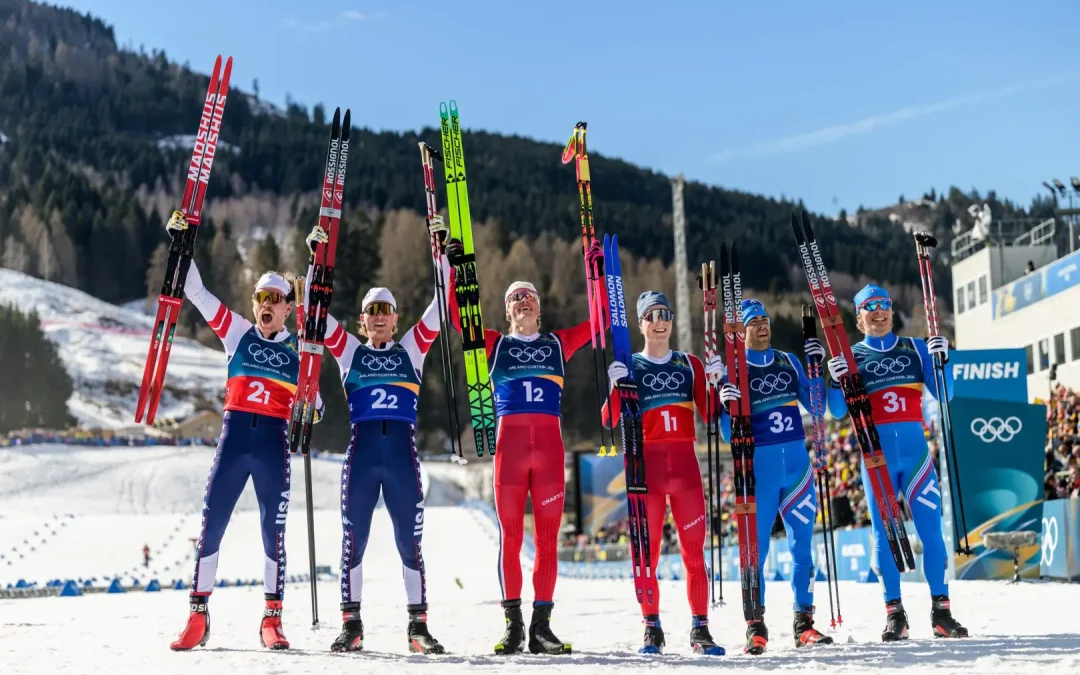 Sci di fondo, Elia Barp e Federico Pellegrino medaglia di bronzo nel team sprint
