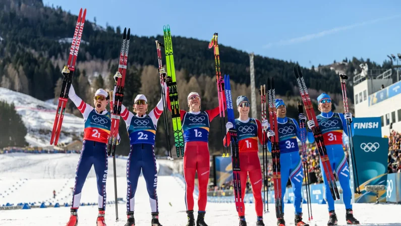 Sci di fondo, Elia Barp e Federico Pellegrino medaglia di bronzo nel team sprint