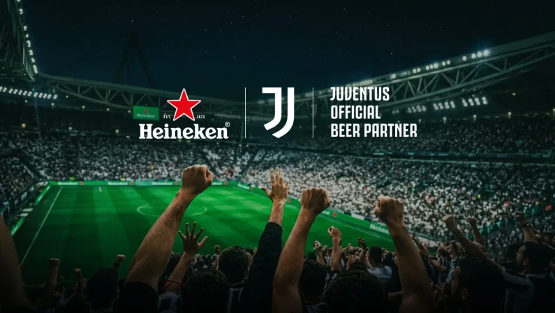 Heineken è il nuovo official beer partner della Juventus