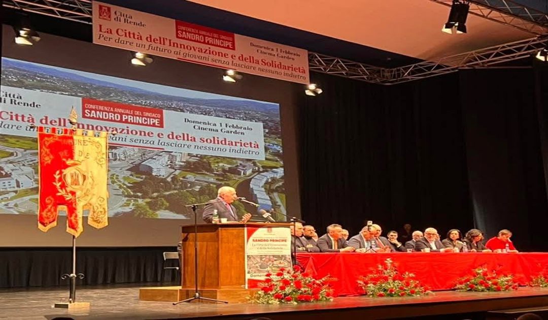 L'intervento di Sandro Principe al cinema Garden