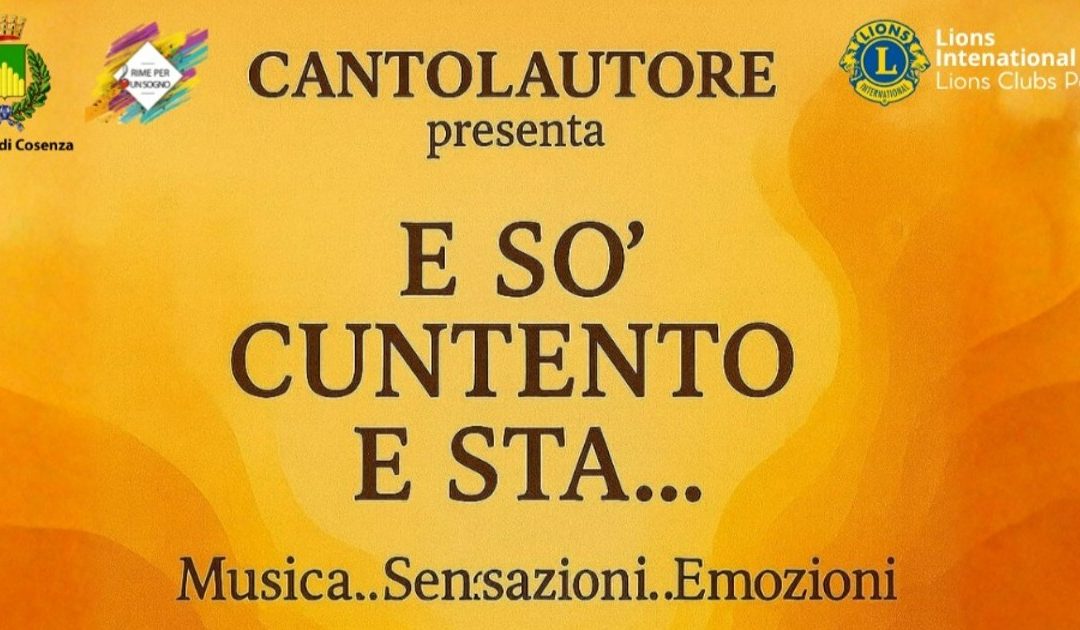 “Rime per un sogno”: il 15 febbraio, la decima edizione al Rendano di Cosenza