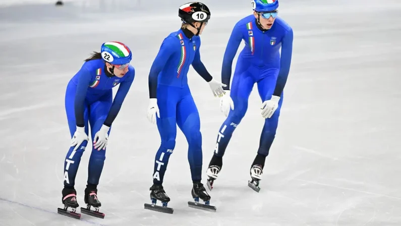 Short track, splendido oro dell’Italia nella staffetta mista. 12^ medaglia olimpica per Arianna Fontana