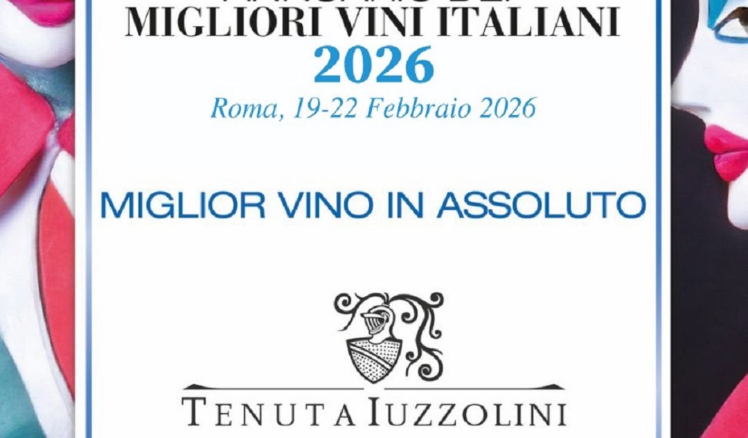 Il riconoscimento al vino della Tenuta Iazzolini