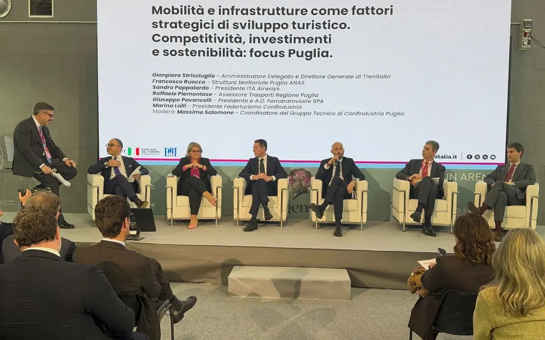Mobilità e infrastrutture del turismo pugliese, Confindustria incontra i vettori nazionali