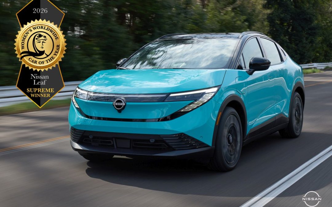 Alla nuova Nissan Leaf il Women’s Worldwide Car of the Year 2026