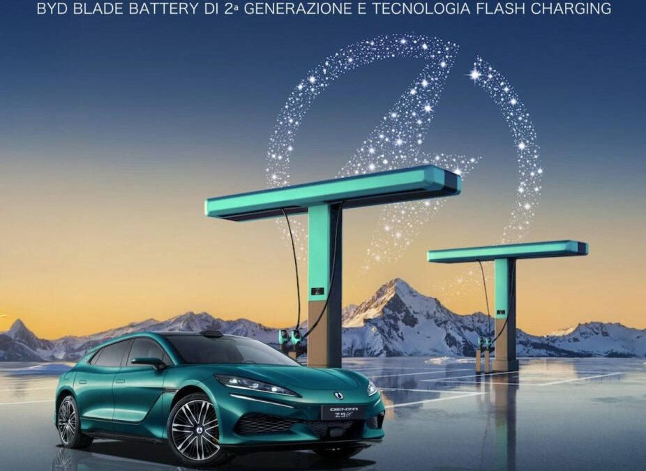 Denza Z9GT avvia in Europa la rivoluzione della ricarica Flash Charging