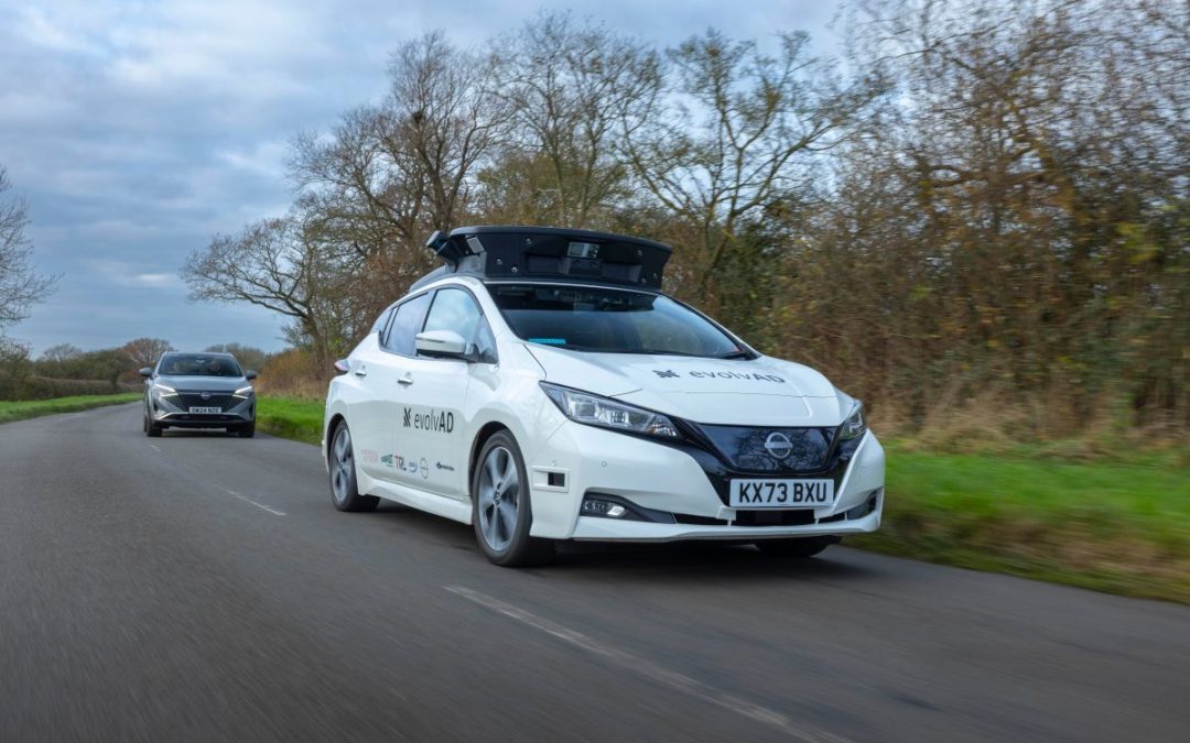 Nissan Leaf, progetto guida autonoma evolvAD vince il C2i Award 2025