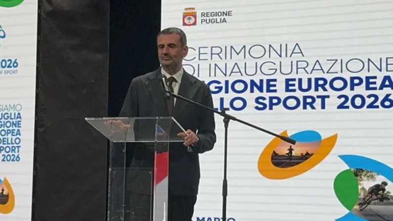 Puglia regione europea dello sport 2026, Decaro “Competizione, ma anche coesione e salute”
