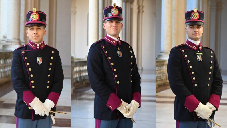 Tre cadetti calabresi dell’Accademia militare di Modena verso il giuramento