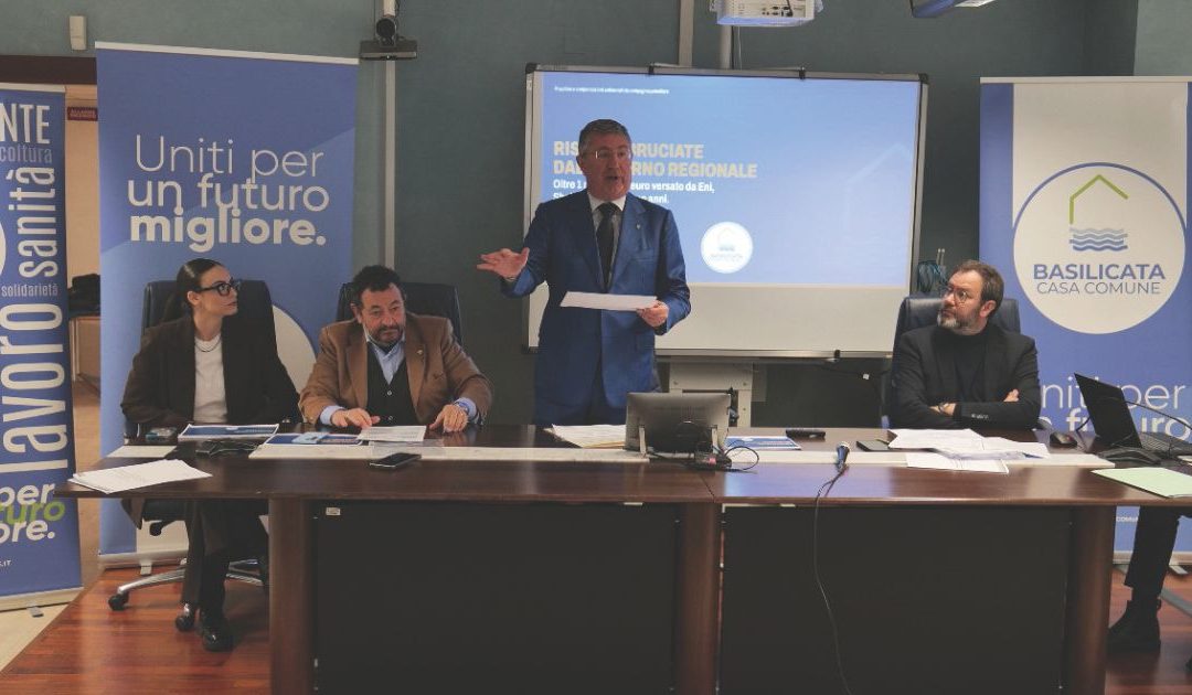 La conferenza stampa di Basilicata Casa Comune