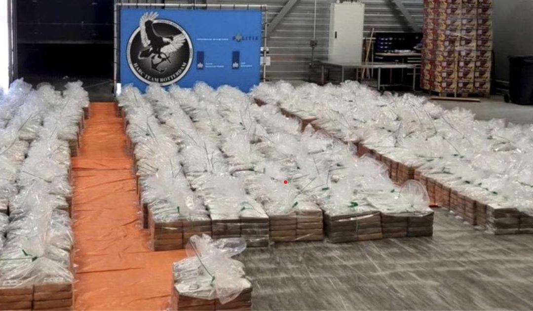 Maxi sequestro di cocaina al porto di Rotterdam
