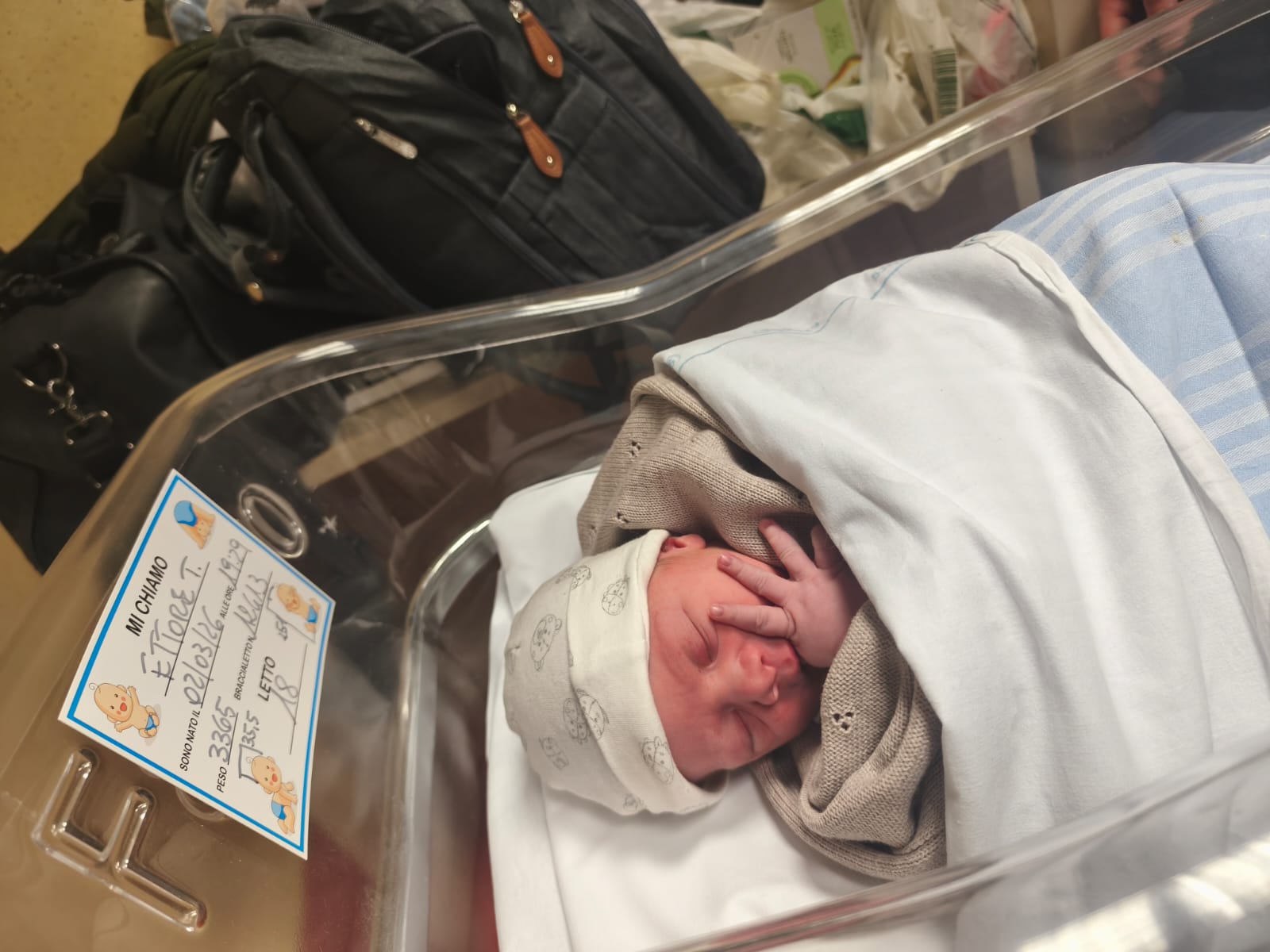 Fiocco azzurro, è nato il piccolo Ettore Claudio