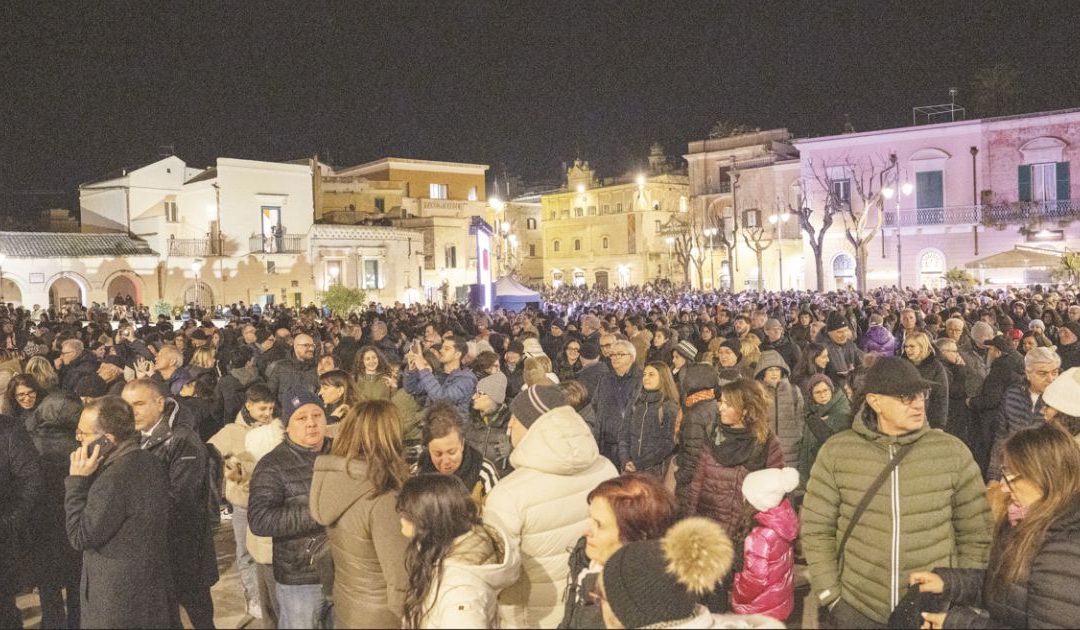Tanta gente alla cerimonia inaugurale di Matera 2026