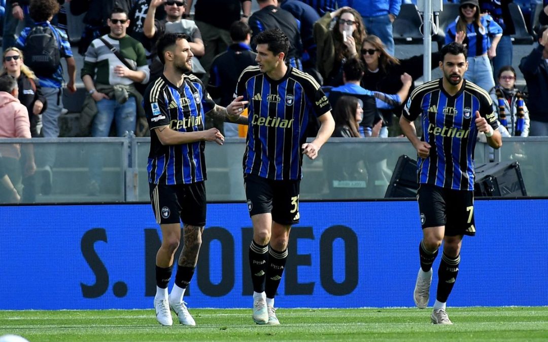 Il Cagliari crolla a Pisa, 3-1 e seconda vittoria in campionato per i nerazzurri