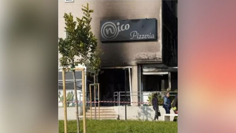 Bari, incendio devasta la pizzeria Da Nico