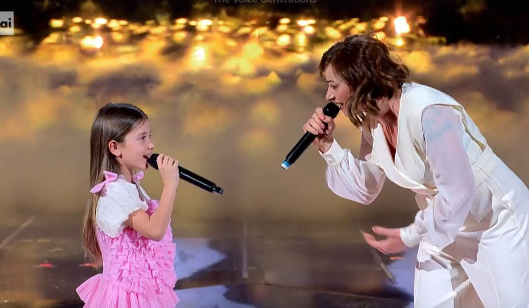 Alice e Roberta durante la finale di The Voice Generation