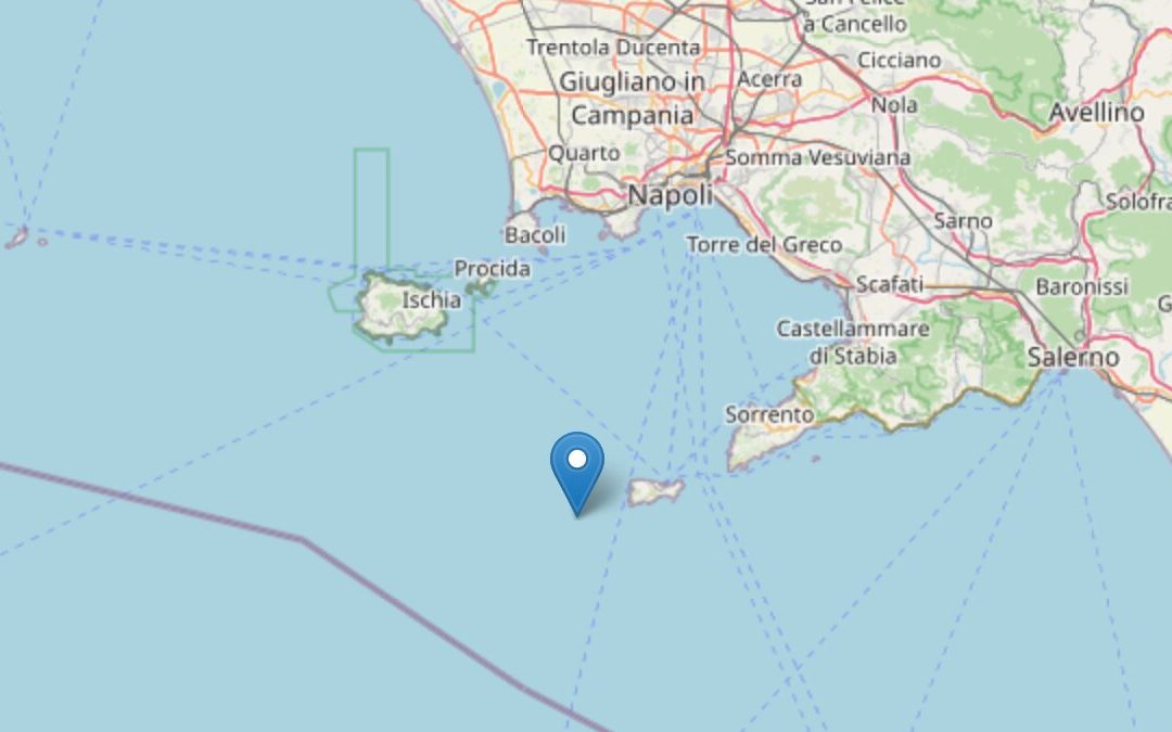 Scossa di terremoto di magnitudo 5.9 al largo di Capri, nessun danno
