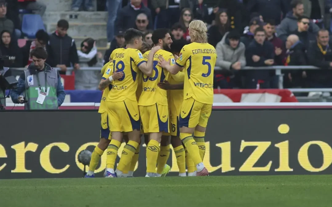 Serie A, passo falso del Bologna al Dall’Ara, il Verona vince 1-2 in rimonta