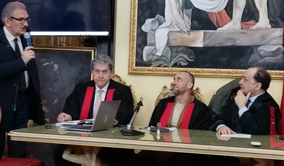 Il saluto del sindaco Romeo ai presenti e al giudice Stefano Vitelli