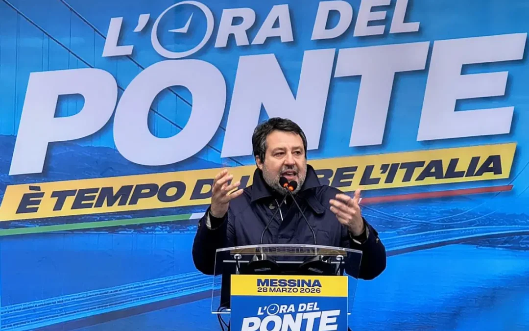 Salvini “Il Ponte sullo Stretto è un’opera strategica e un antidoto alla mafia” / Video