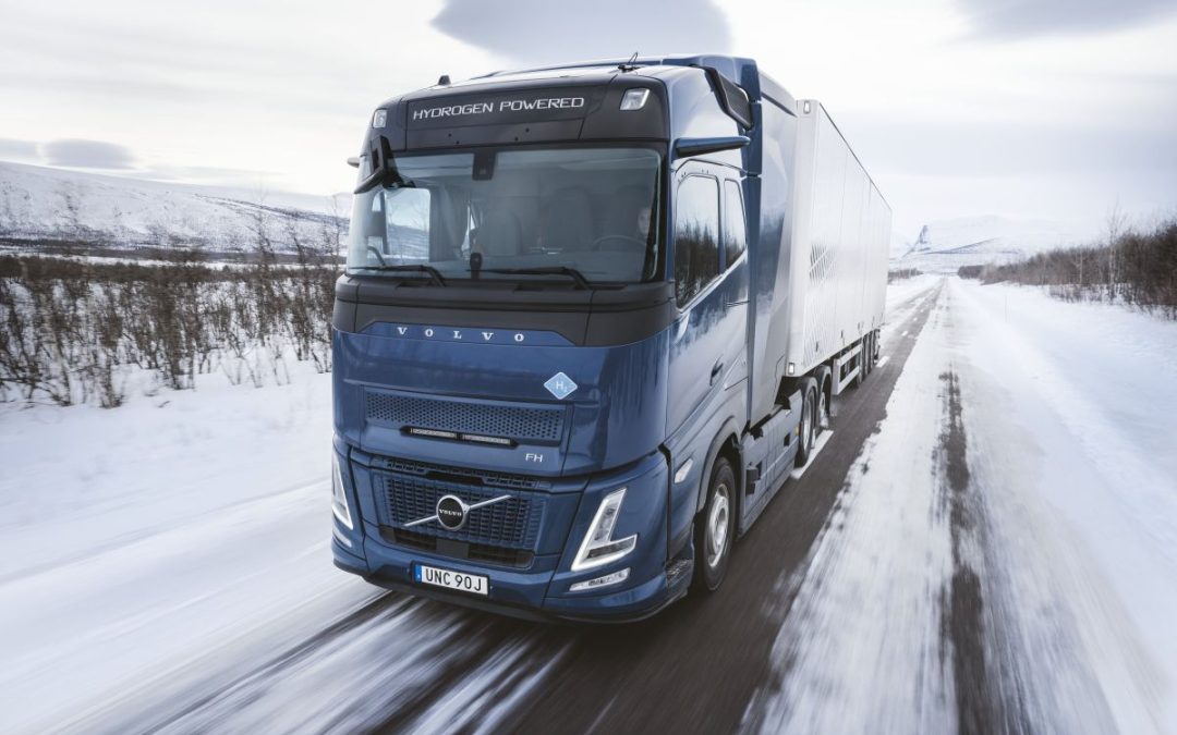 Volvo ha avviato test su strada dei camion alimentati ad idrogeno
